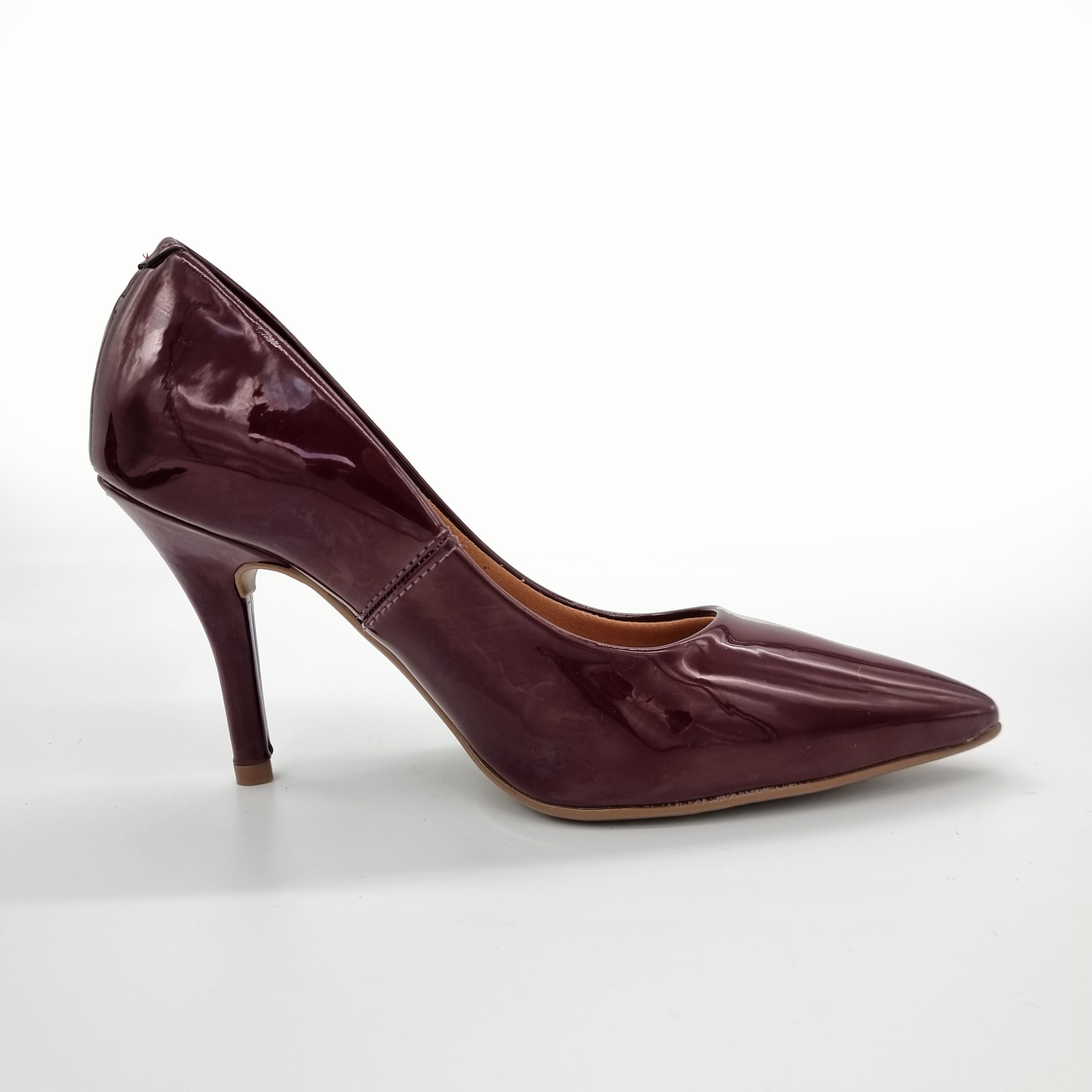 Vizzano 1184-1101 Pointy Toe Pump in Wine Patent
