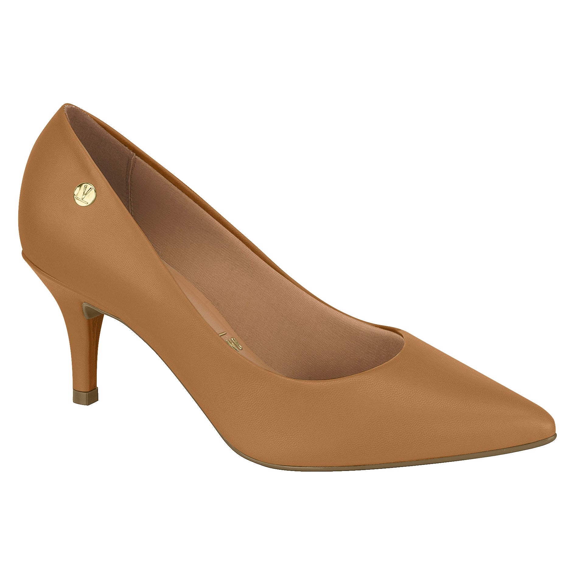 Vizzano 1185-702 Pointy Toe Pump in Camel Napa