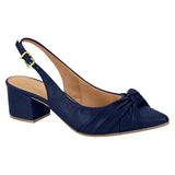Vizzano 1220-358 Block Heel Slingback Pump in Navy Blue