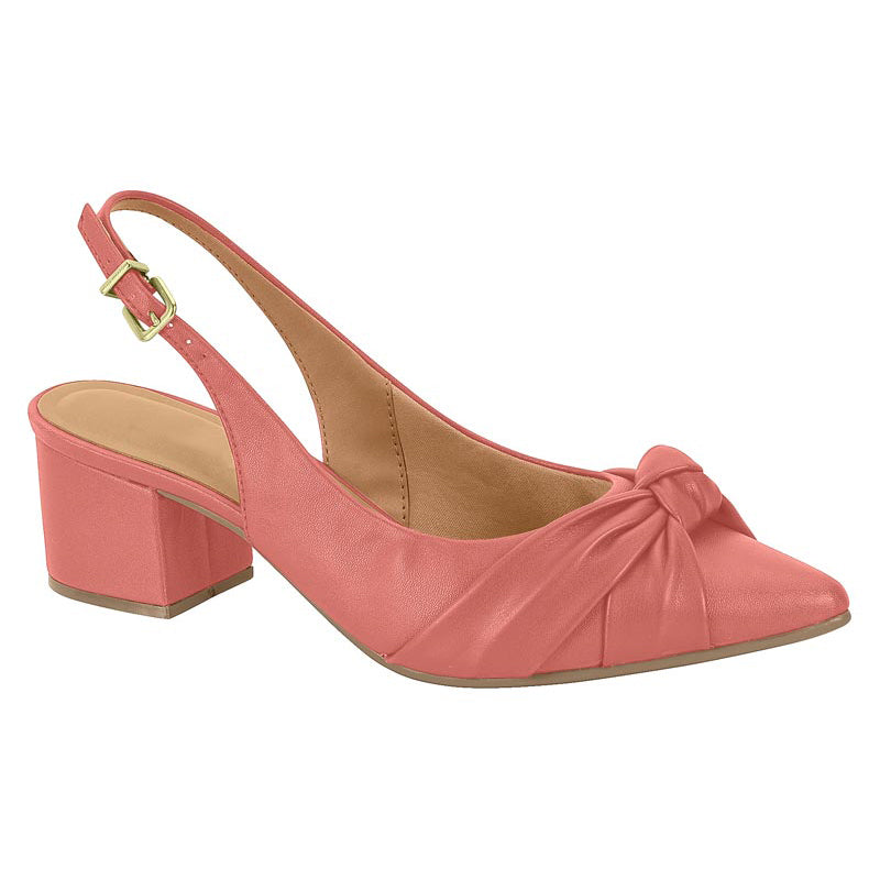 Vizzano 1220-358 Block Heel Slingback Pump in Rose