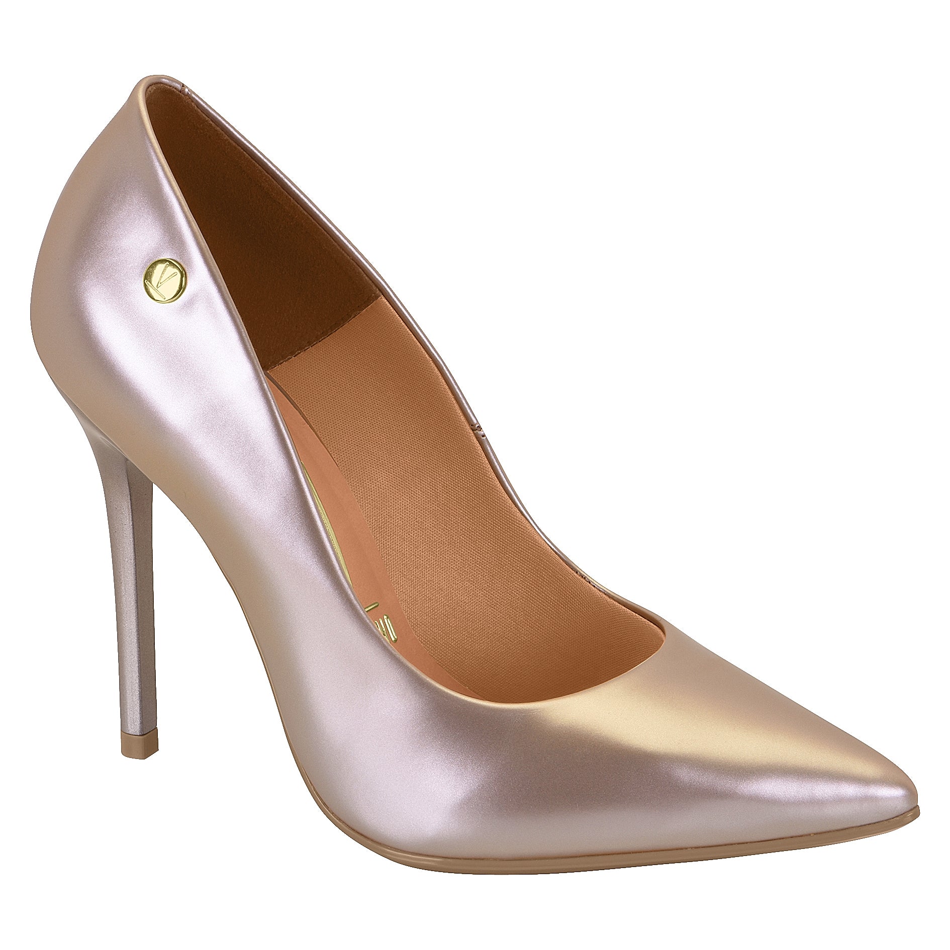 Vizzano 1421-100 Pointy Toe Stiletto Pump in Champagne