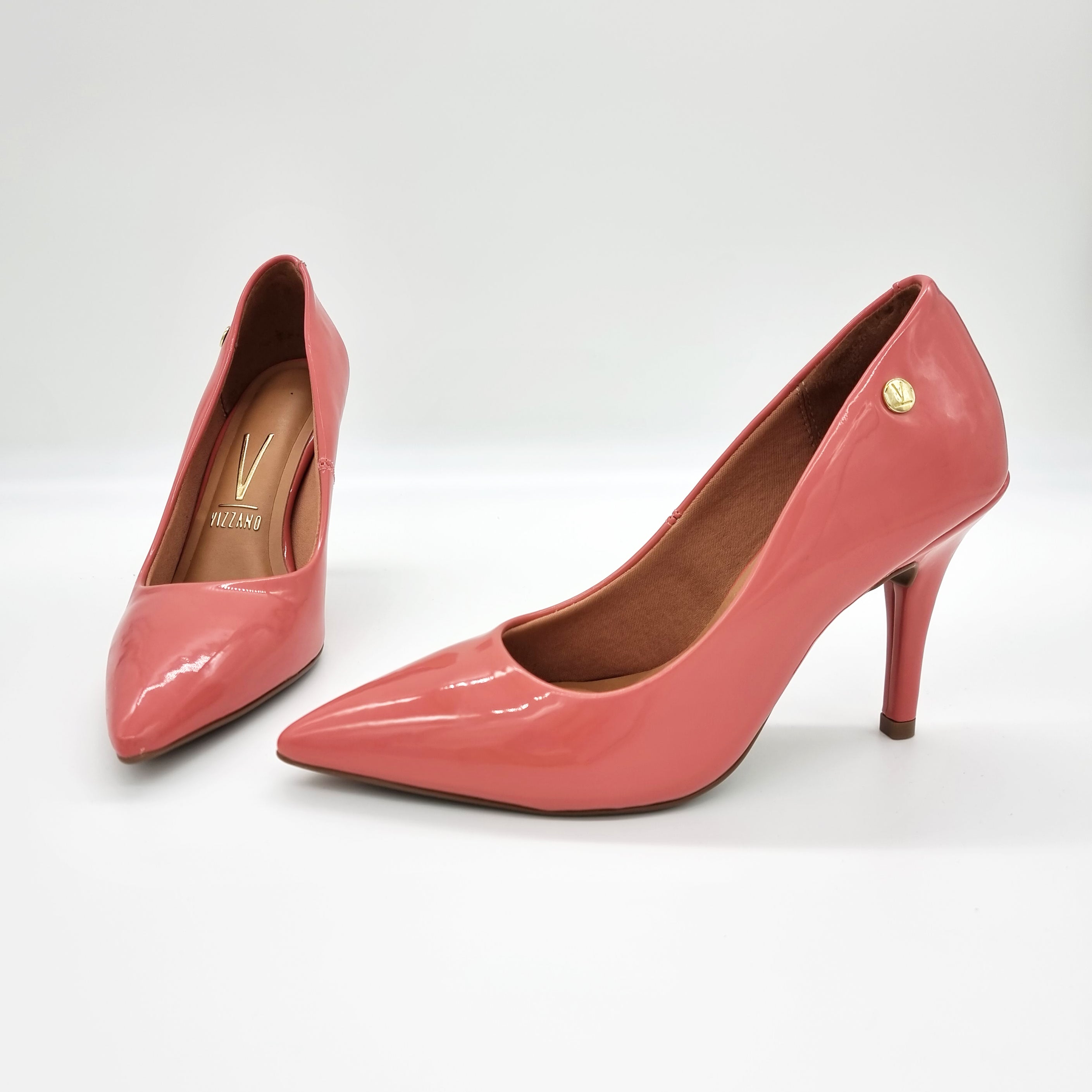 Vizzano 1184-1101 Pointy Toe Pump in Rose Patent