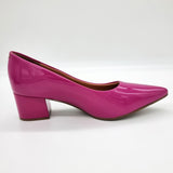 Vizzano 1220-315 Block Heel Pump in Magenta Patent