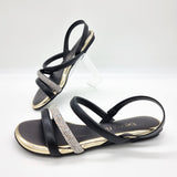 Beira Rio 8367-641 Flat Sandal in Black