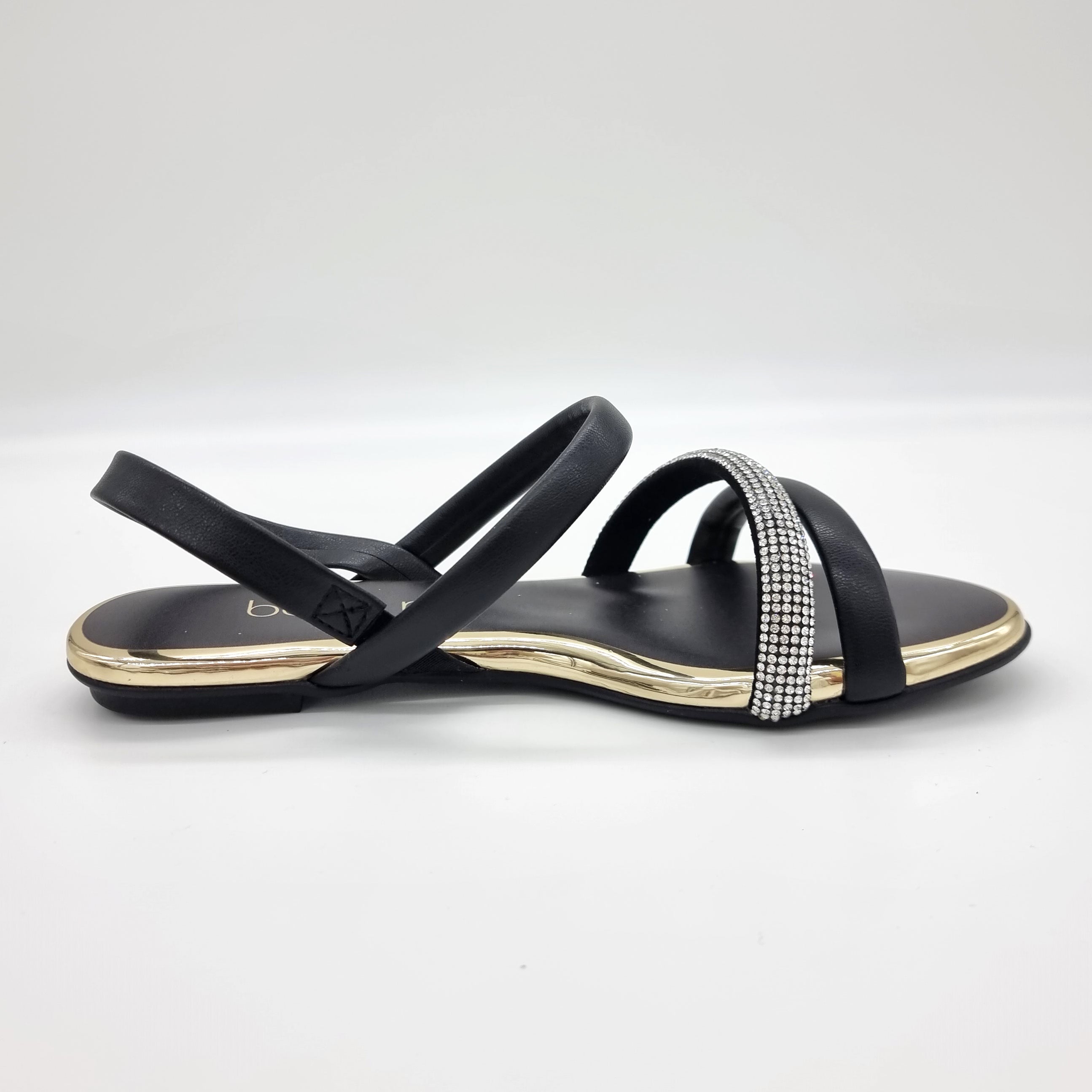 Beira Rio 8367-641 Flat Sandal in Black