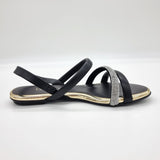 Beira Rio 8367-641 Flat Sandal in Black