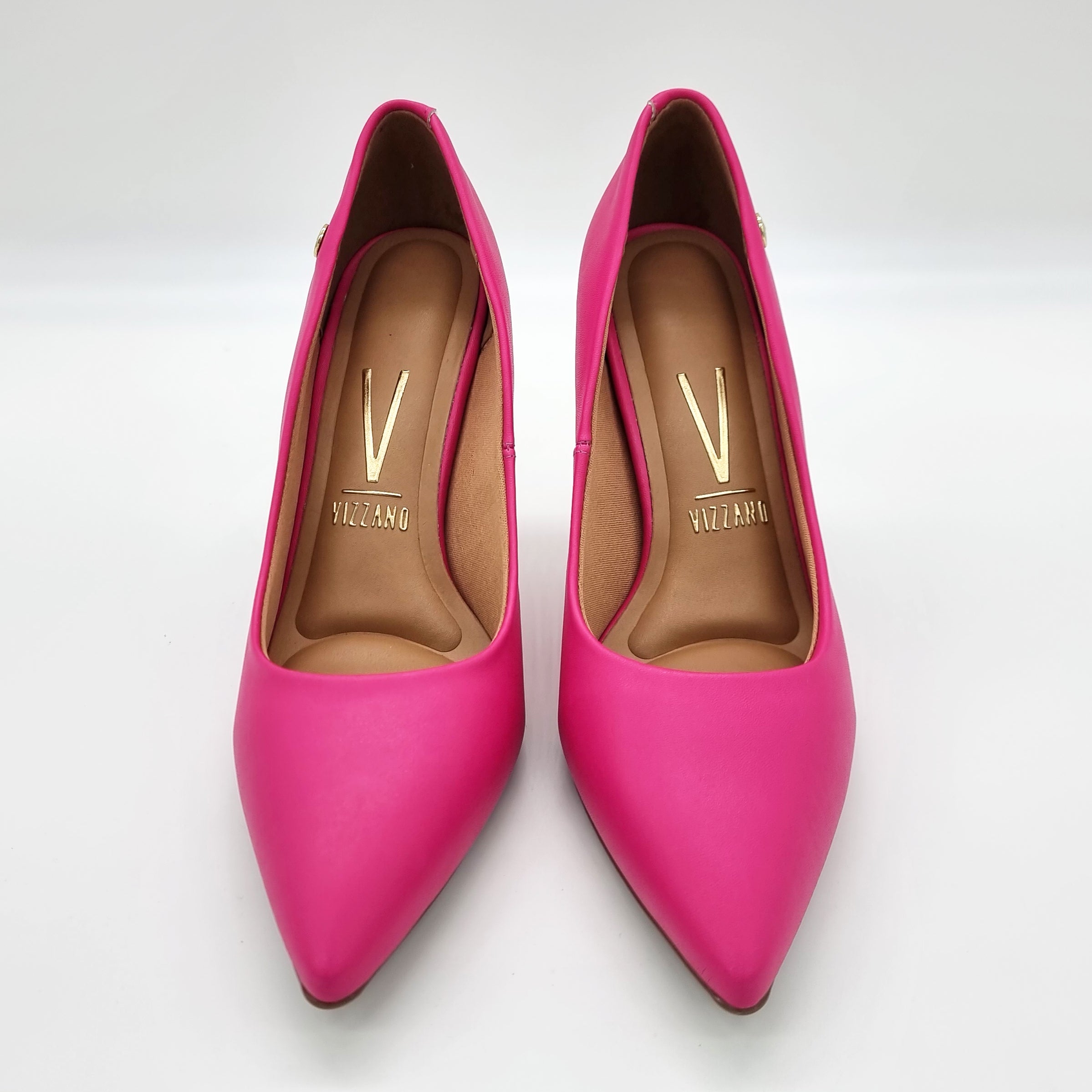 Vizzano 1184-1101 Pointy Toe Pump in Pink Napa