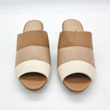Modare 7109-464 Slip-On Mule Sandal in Tan/Beige