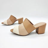 Modare 7109-464 Slip-On Mule Sandal in Tan/Beige