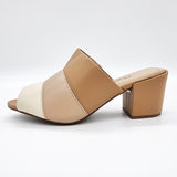 Modare 7109-464 Slip-On Mule Sandal in Tan/Beige