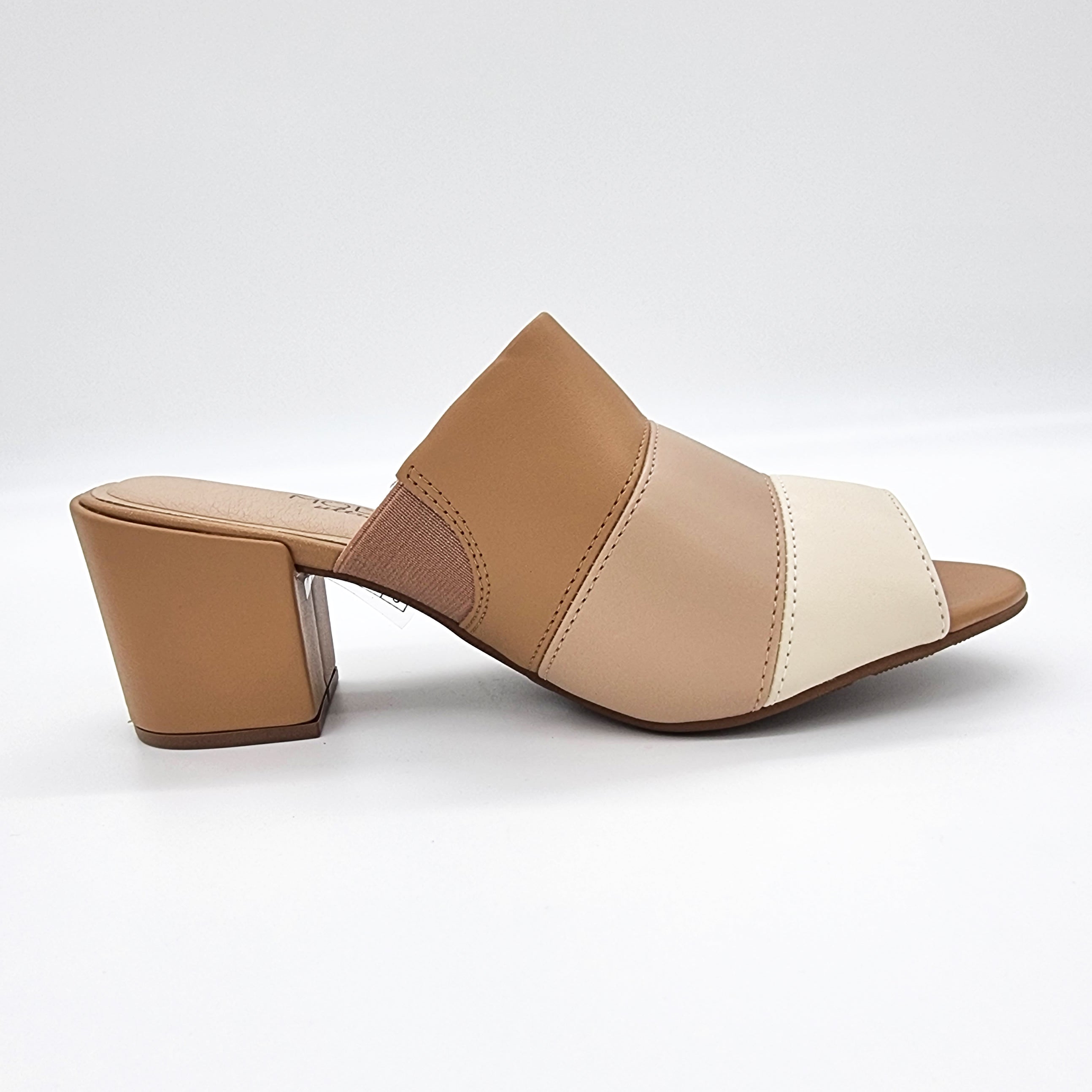 Modare 7109-464 Slip-On Mule Sandal in Tan/Beige