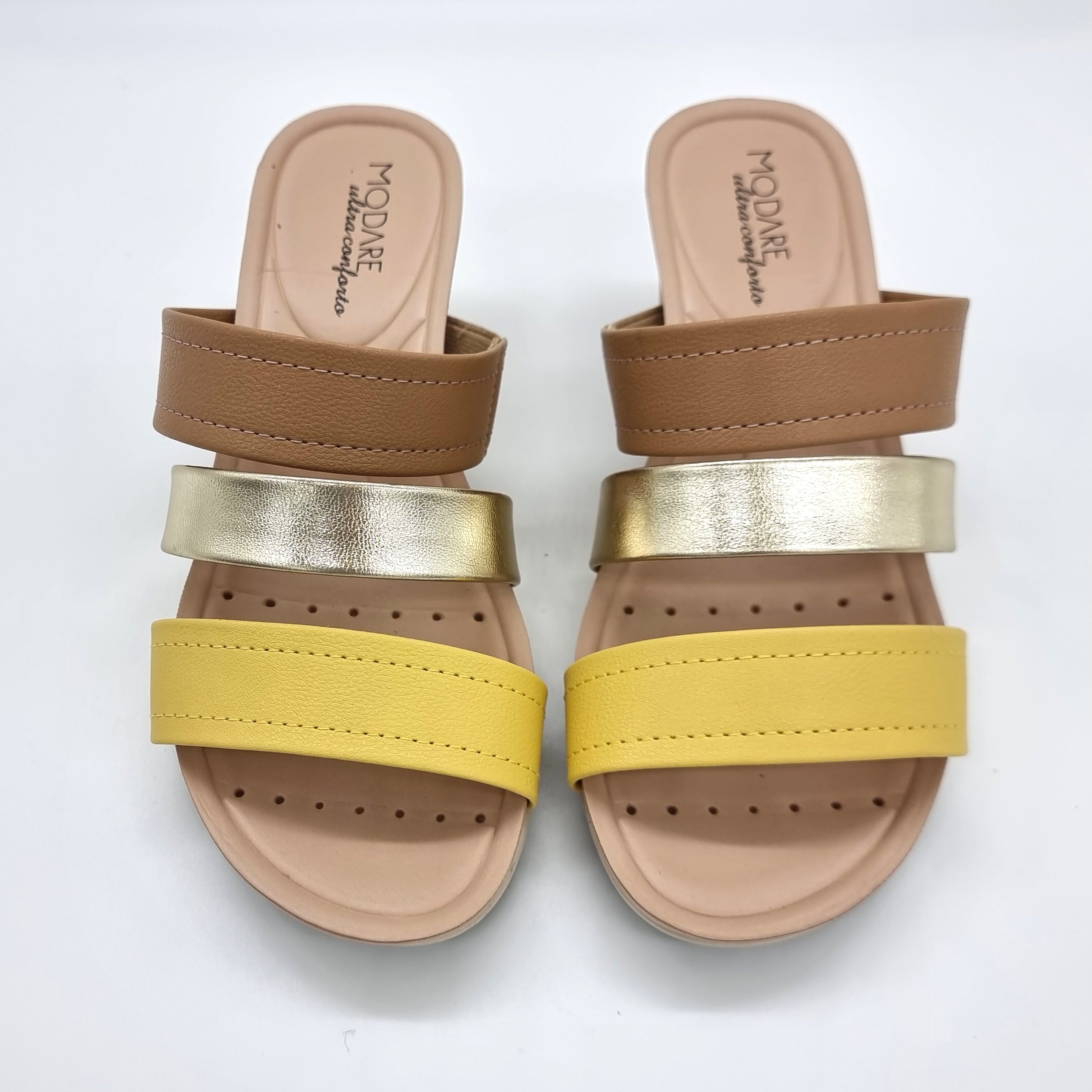 Modare 7123-139 Comfort Wedge Mule in Tan