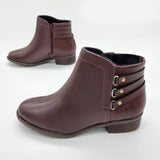 Modare 7057-218 Flat Ankle Boot in Burgundy