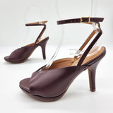 Vizzano 6210-1041 Strappy Peeptoe Pump in Burgundy Napa