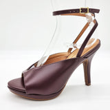 Vizzano 6210-1041 Strappy Peeptoe Pump in Burgundy Napa