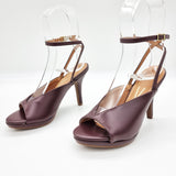 Vizzano 6210-1041 Strappy Peeptoe Pump in Burgundy Napa
