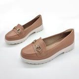 Modare 7357-106 Flat Loafer in Nude Napa