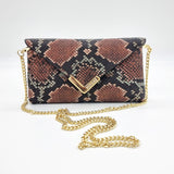 Vizzano 10072-3 Clutch in Multi Coffee