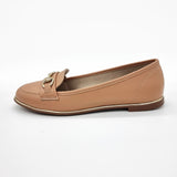 Beira Rio 4311-104 Round Toe Flat Loafer in Tan Napa