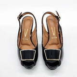 Vizzano 1840-321 Slingback Pump in Black Patent