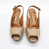 Vizzano 1840-321 Slingback Pump in Beige Patent