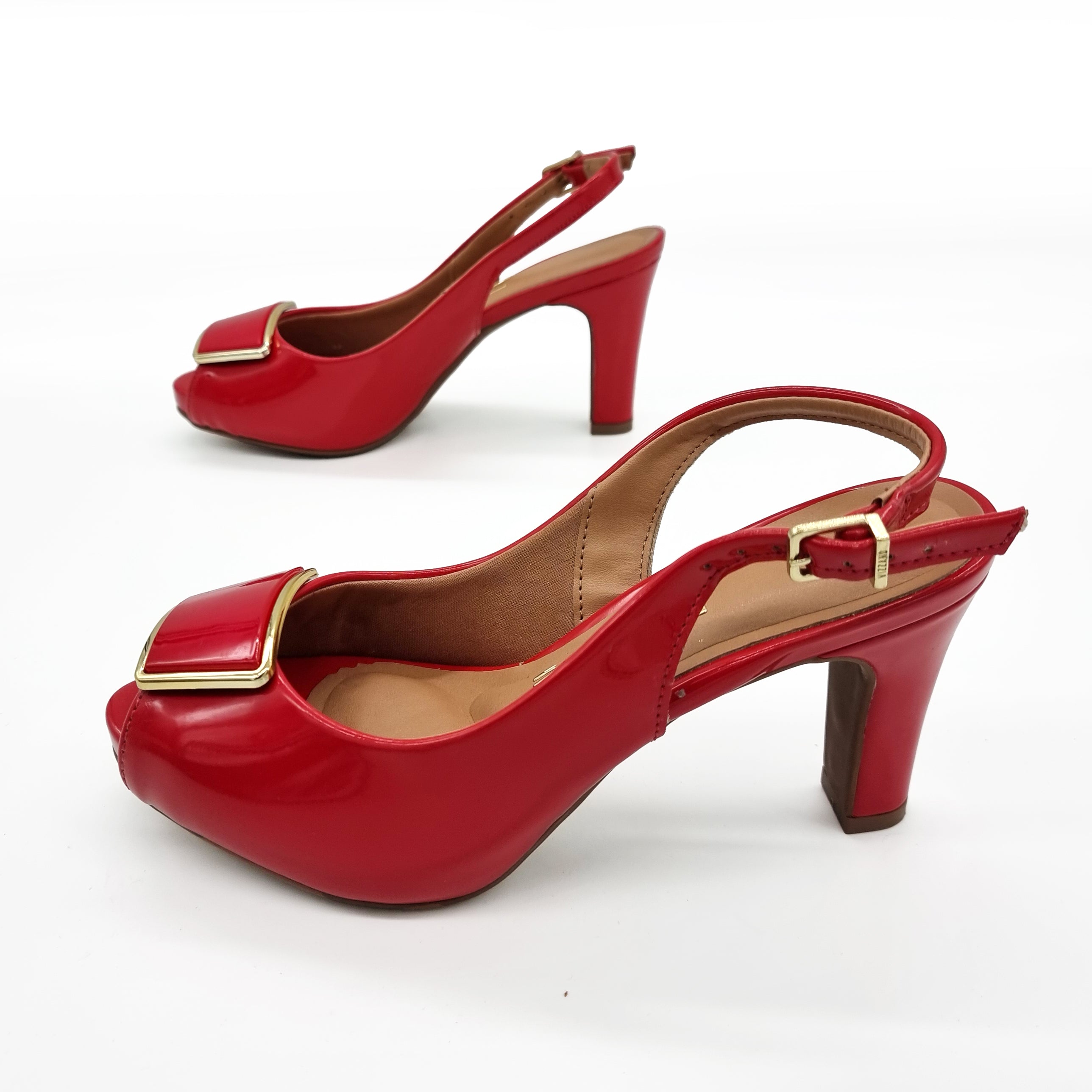 Vizzano 1840-321 Slingback Pump in Red Patent