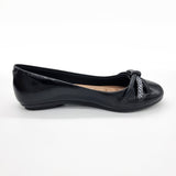 Moleca 5094-1654 Round Toe Flat in Black Patent