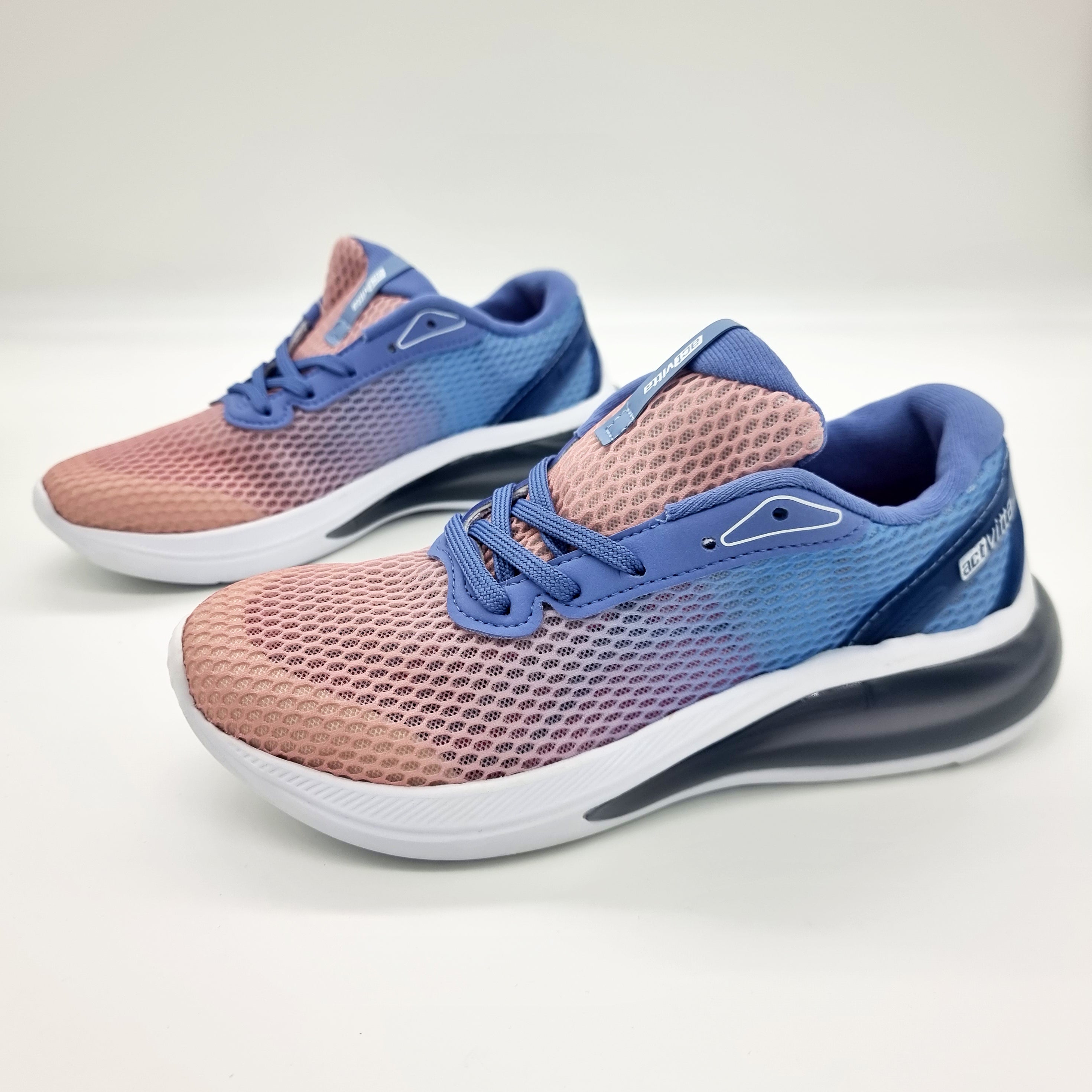 Activitta 4816-219 Lace up Sneaker in Pink/Jeans