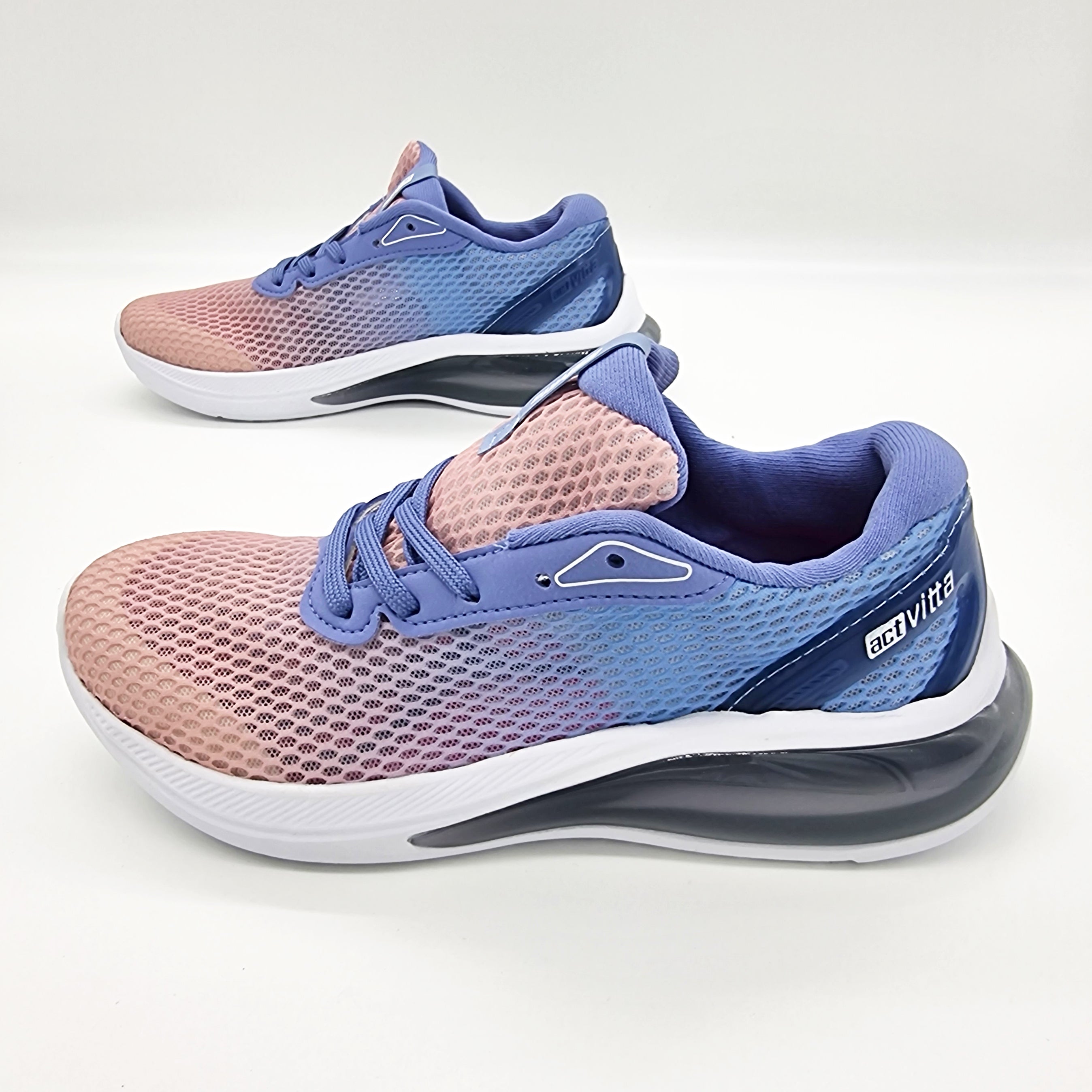 Activitta 4816-219 Lace up Sneaker in Pink/Jeans