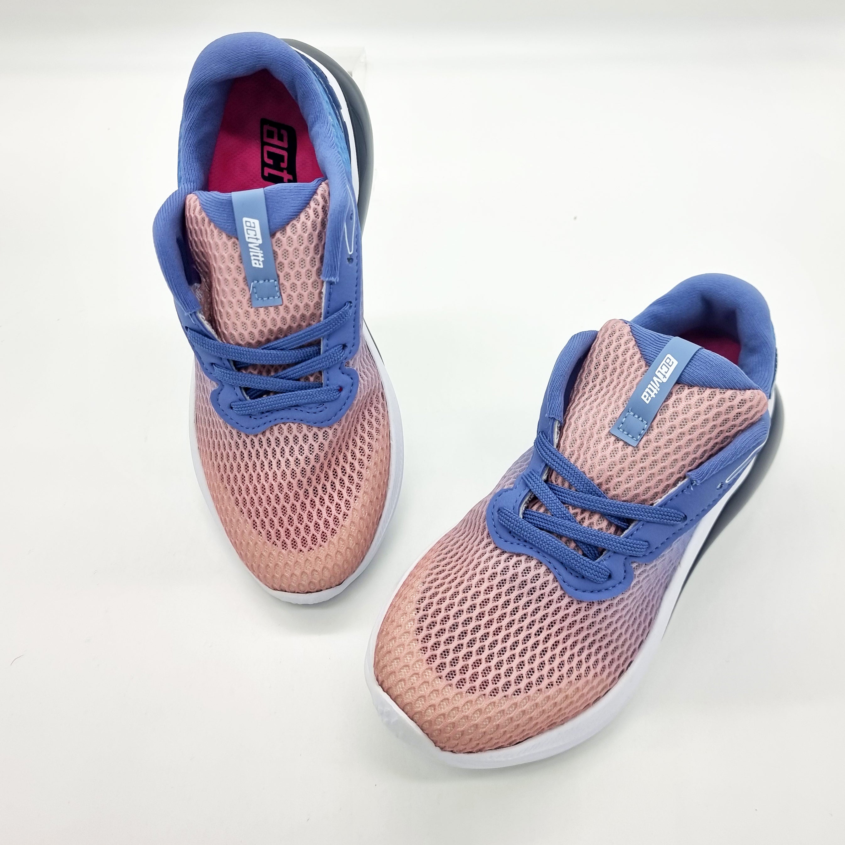 Activitta 4816-219 Lace up Sneaker in Pink/Jeans