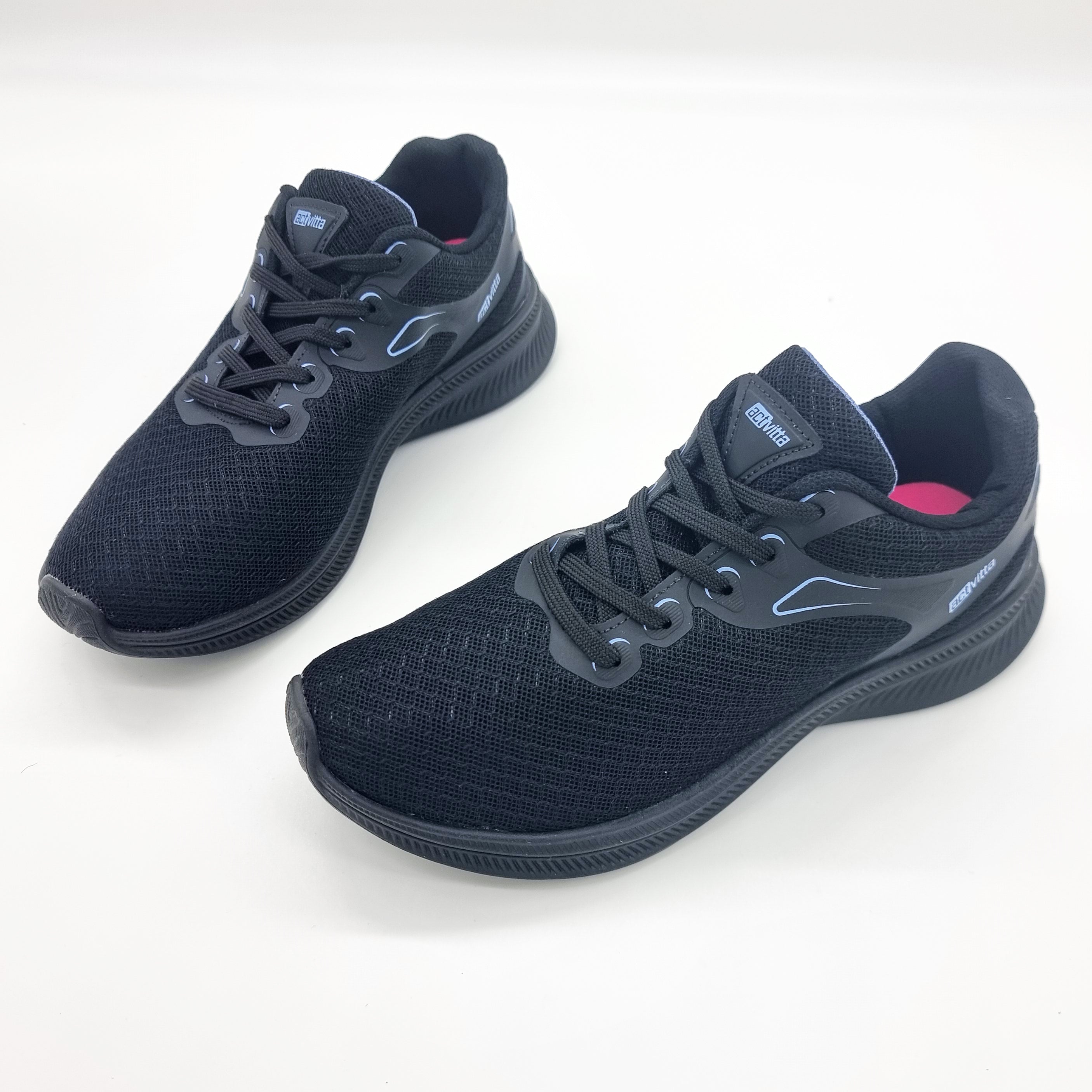 Activitta 4829-313 Lace up Sneaker in Black