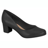 Beira Rio 4777-409 Low Heel Pump in Black Napa