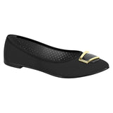 Moleca 5727-116 Pointy Toe Flat in Black
