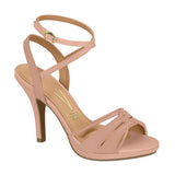 Vizzano 6210-1033 High Heel Strappy Sandal in Nude
