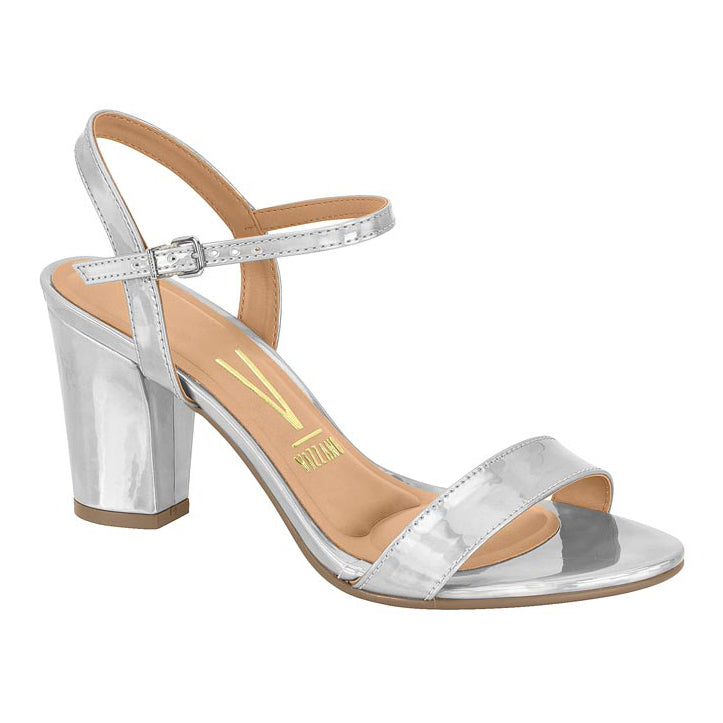 Vizzano 6262-474 Block Heel Sandal in Silver
