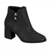 Modare 7078-101 Low Heel Ankle Boot in Black