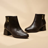 Modare 7082-101 Low Heel Ankle Boot in Cocoa