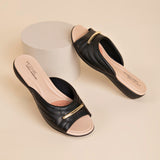 Modare 7127-246 Slip-on Flat Sandal in Black