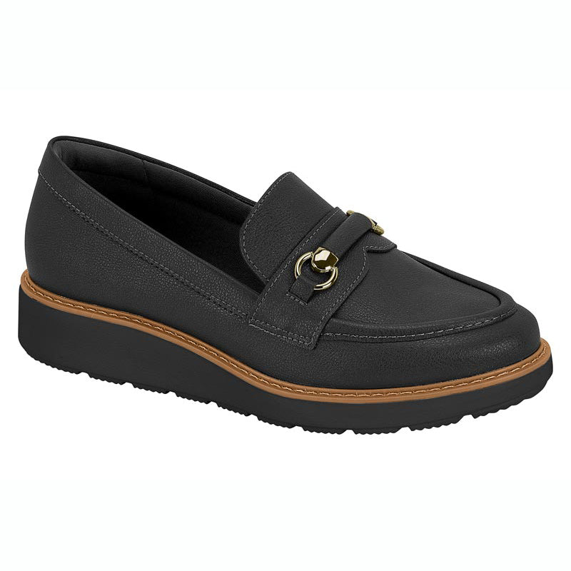 Modare 7400-103 Loafer Flat in Black Napa