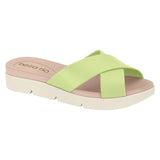 Beira Rio 8387-501 Slip-on Sandal in Mint Napa