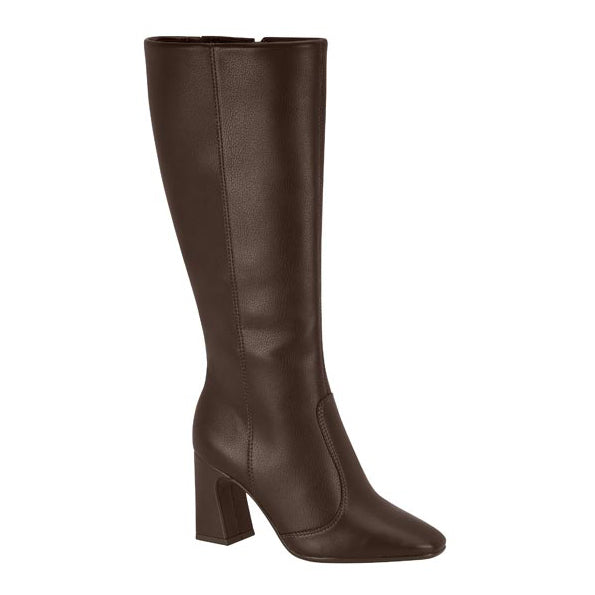 Beira Rio 9086-103 Block Heel Boot in Coffee