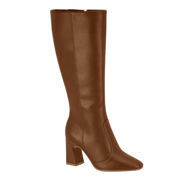 Beira Rio 9086-103 Block Heel Boot in Caramel