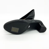 Beira Rio 4777-409 Low Heel Pump in Black Patent