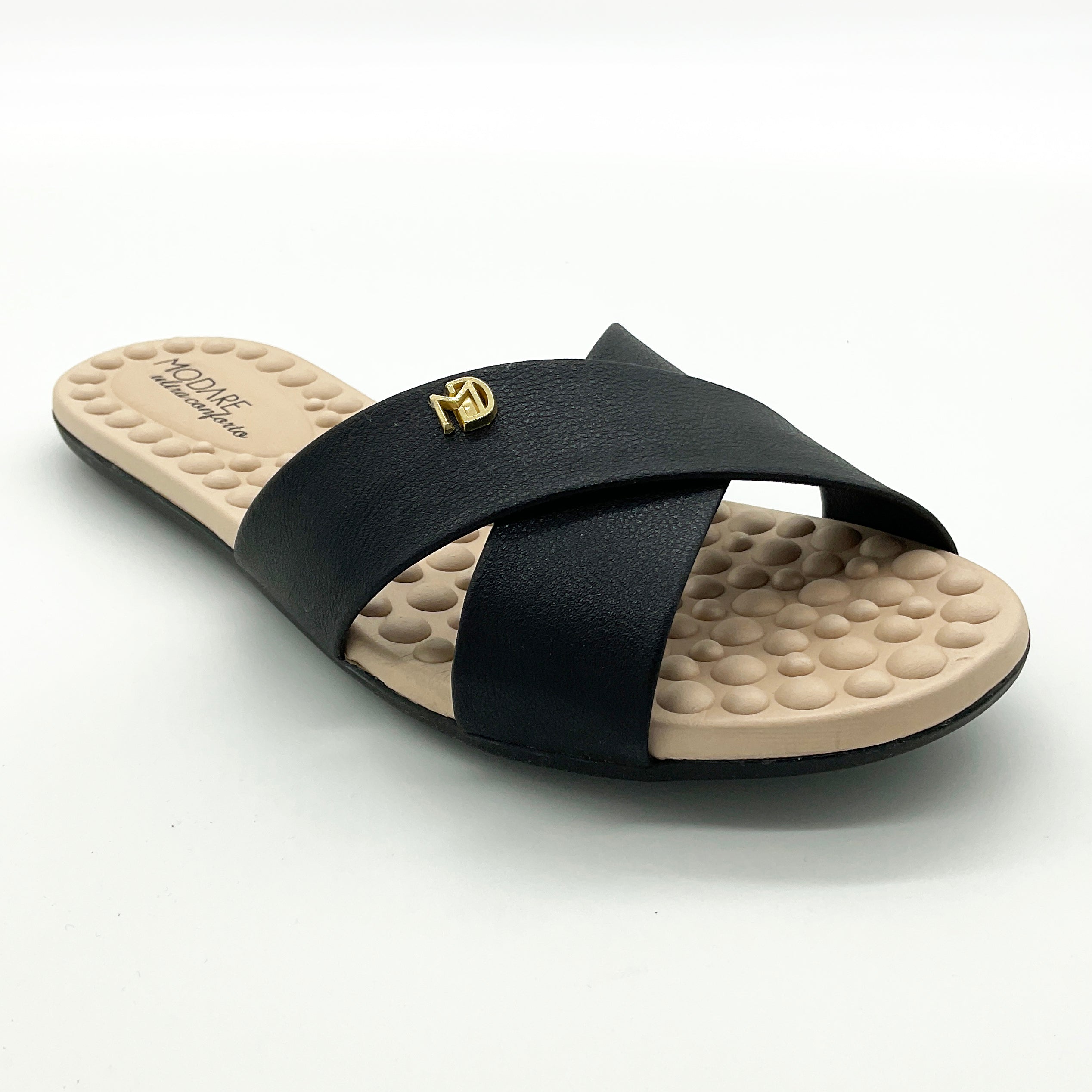 Modare 7163-105 Slip-on Sandal in Black