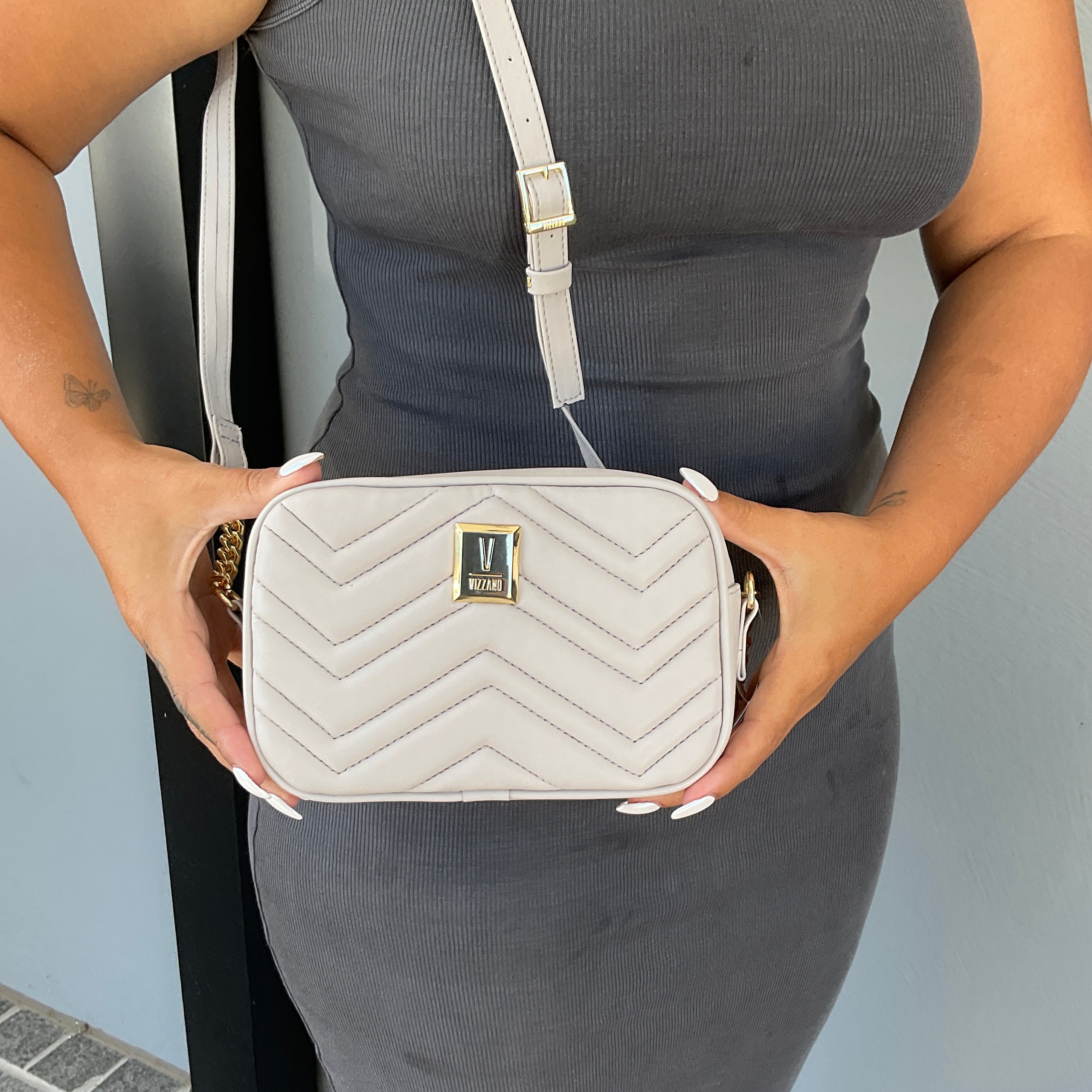 Vizzano 10003-2 Shoulder Bag in Off White