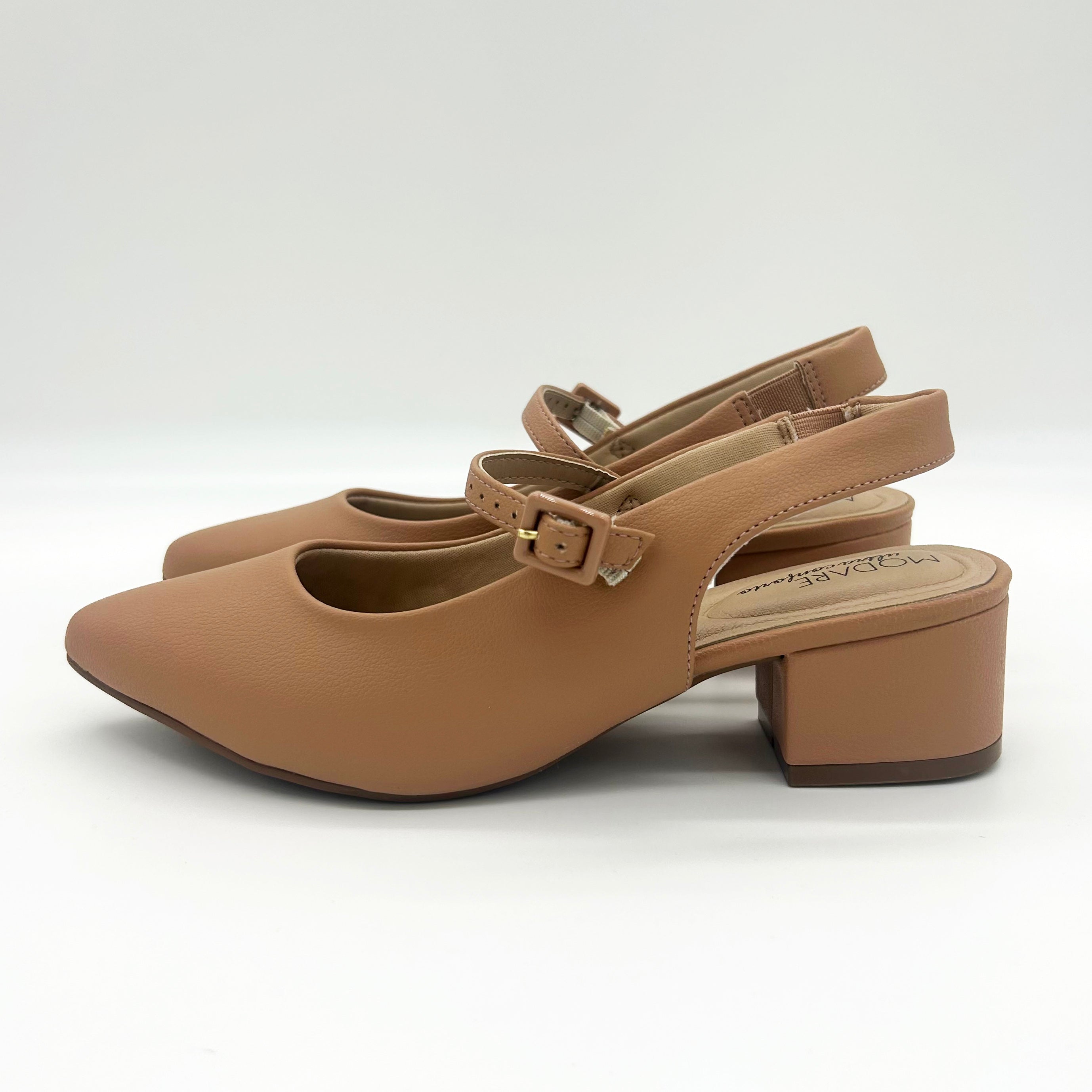 Modare 7340-125 Pointy Toe Slingback Pump in Nude