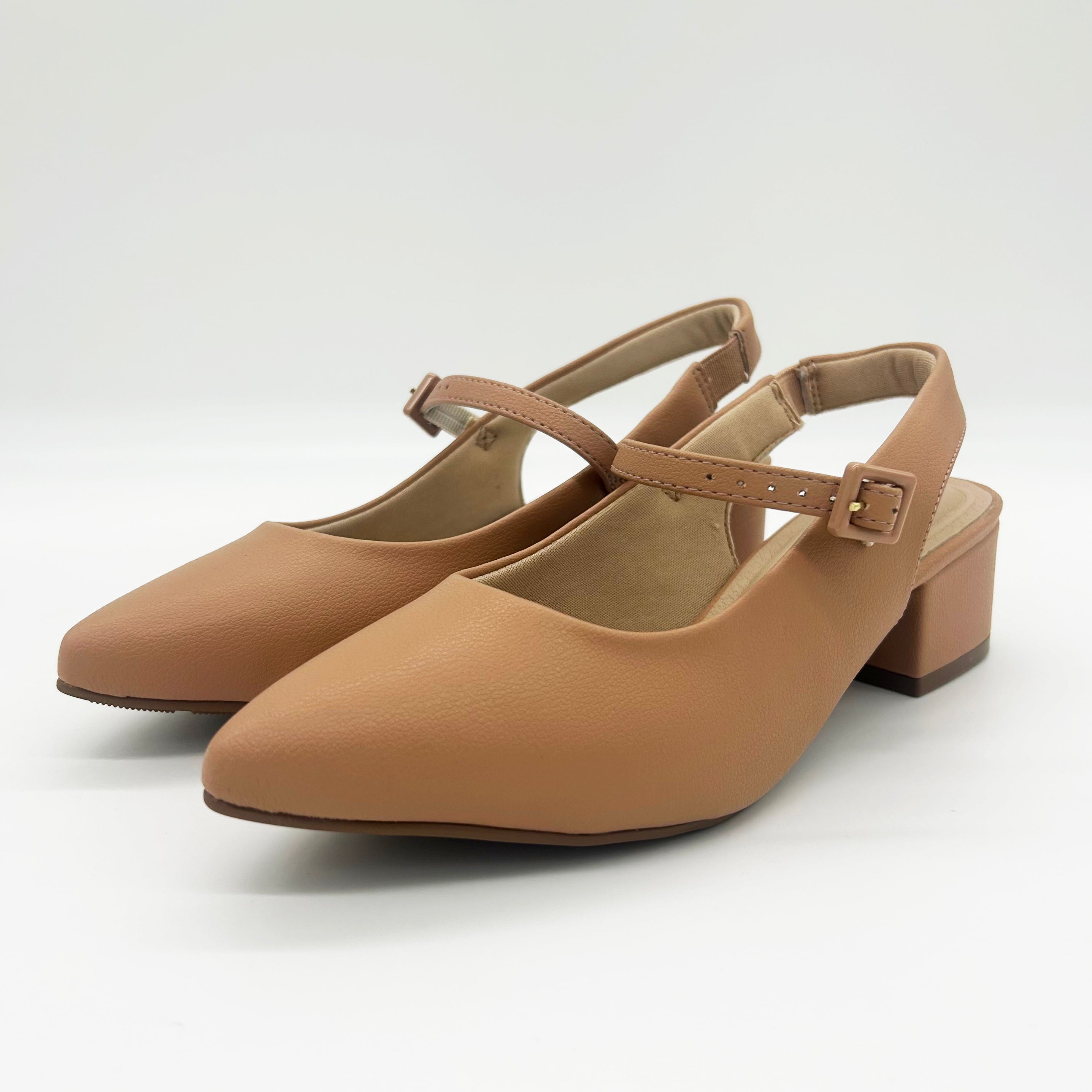 Modare 7340-125 Pointy Toe Slingback Pump in Nude