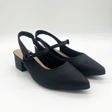 Modare 7340-125 Pointy Toe Slingback Pump in Black