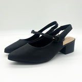 Modare 7340-125 Pointy Toe Slingback Pump in Black