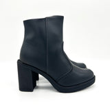 Beira Rio 9088-101 Block Heel Ankle Boot in Black